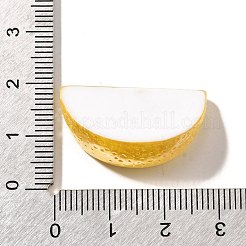 Placcatura galvanica uv cabochon in resina di frutta opaca&nbsp;LS-CRES-U004-03H