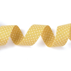 Лента из хлопка и льна длиной 5 м со звездным принтом&nbsp;LS-OCOR-K008-01B-01