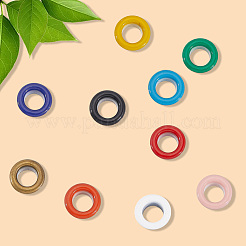 200 jeu de 10 œillets en fer de couleurs assorties&nbsp;SCRA-GF0001-10B-03