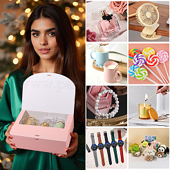 Складные бумажные подарочные коробки с лентой&nbsp;CON-WH20001-11D-03