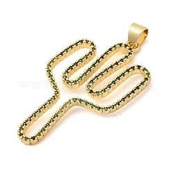 Ottone micro spianare pendenti zirconi&nbsp;KK-H267-032G