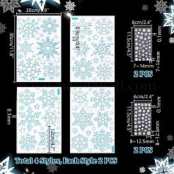 12 шт. 6 стиля самоклеящиеся праздничные наклейки с изображением рождественских питомцев&nbsp;DIY-PH0023-47