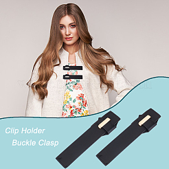 PU искусственная кожа пришить пряжки&nbsp;DIY-WH0292-53B