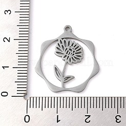 Anlaufgeschützte Anhänger aus 304er Edelstahl&nbsp;LS-STAS-P338-01B-P