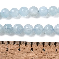 Chapelets de perles en aigue-marine naturelle&nbsp;G-D327-C03-8MM-01A