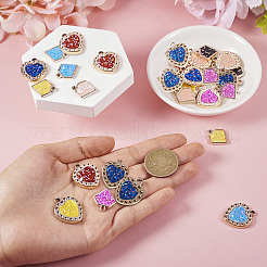 30 шт. 2 стиля акриловые подвески с УФ-покрытием&nbsp;PACR-TA0001-13