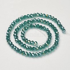 Гальванические стеклянные бусины&nbsp;GR6MM-AB