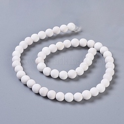 Abalorios de jade natural de mashan hebras&nbsp;G-K245-01J-4mm