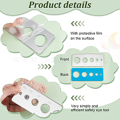 Акриловый безопасный инструмент для вставки глаз для изготовления игрушек&nbsp;TOOL-WH0127-45D