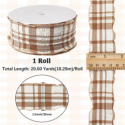 1 Rolle Polyester-Rüschenband&nbsp;SRIB-CY0001-14F