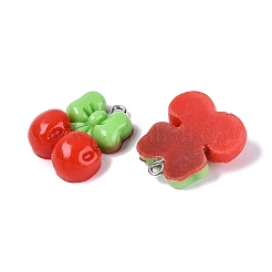 Pendentifs en résine opaque&nbsp;RESI-Q232-04A