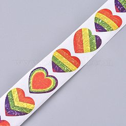 Рулон наклеек в форме сердца&nbsp;LS-DIY-K027-A01