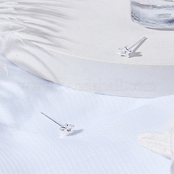 1 пара сережек-гвоздиков из сплава&nbsp;EJEW-LP0003-42