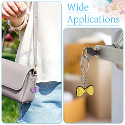 13 шт. 13 стиля пластиковых брелоков-бантов из ПВХ&nbsp;KEYC-TA0001-55