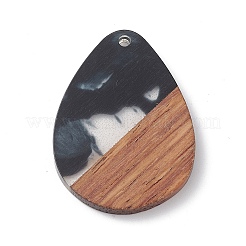 Подвески из перламутровой смолы и орехового дерева&nbsp;WOOD-C016-01I