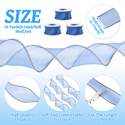 3 рулон лент из полиэстеровой органзы&nbsp;SRIB-TA0001-26A