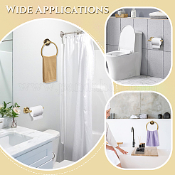Handtuchringhalter und Toilettenpapierhalter-Sets aus Messing zur Wandmontage&nbsp;AJEW-TW0001-18