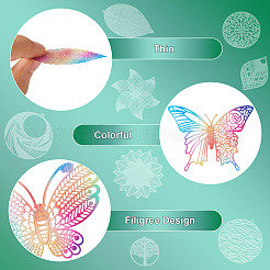 16 шт. 8 стильных филигранных подвески из нержавеющей стали 430&nbsp;STAS-BY0001-15