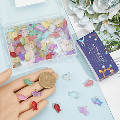 100 шт. Прозрачные стеклянные подвески&nbsp;FIND-SC0020-60