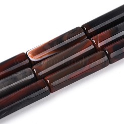 Окрашенные естественный агат бисер пряди&nbsp;G-T144-30A-02