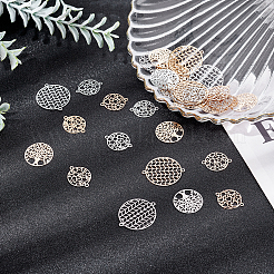 48 шт. 8 стильных латунных соединителя&nbsp;KKC-SC0001-02