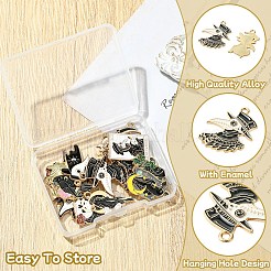 16шт 16 стиля подвески из сплава с эмалью&nbsp;ENAM-YW0004-93
