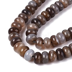 Chapelets de perles d'agate naturelle&nbsp;G-Q613-01E-03