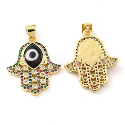 Colgantes de Latón Cubic Zirconia&nbsp;KK-K338-02G-03