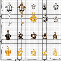72 pz 18 stili pendenti in lega di stile tibetano&nbsp;FIND-PH0061-87