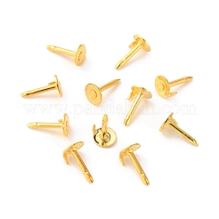 Латунная булавка для лацканов поддерживает пустые булавки&nbsp;KK-WH0054-29G