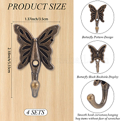 Вешалки для одежды из сплава&nbsp;AJEW-WH20072-63AB