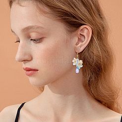 100 шт. 4 стиля прозрачных акриловых колпачков для бусин&nbsp;OACR-BM0001-09A