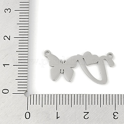 Pendentifs en acier inoxydable 304 anti-ternissement&nbsp;STAS-L279-002P-V