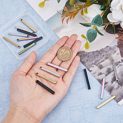 16 шт. подвески из нержавеющей стали 201 двух цветов&nbsp;STAS-DC0015-98