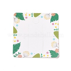 Carte quadrate per fermagli per capelli in carta&nbsp;DIY-B061-01B-07