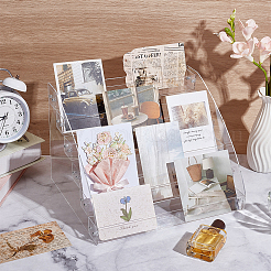 Прозрачный акриловый 6 слой лака для ногтей стойка для демонстрации&nbsp;ODIS-UN0001-22C