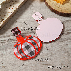 Пасхальные акриловые серьги-подвески&nbsp;FS-WGC2B0E-01