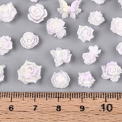 Кабошоны из светящейся цветочной смолы&nbsp;CRES-T025-10H