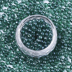 Perle di vetro trasparente&nbsp;SEED-S040-08A-02
