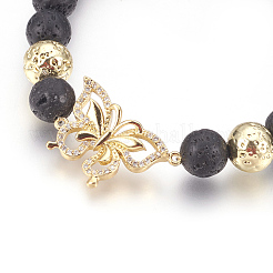 Стрейч браслеты&nbsp;BJEW-G601-12G