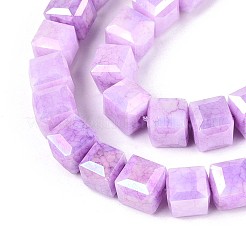 Антикоррозийные гальванические стеклянные бусины&nbsp;LS-GLAA-T025-8mm-10G