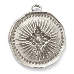 Pendentifs en acier inoxydable 304 anti-ternissement&nbsp;STAS-P279-23P
