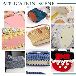 6 шт. овальное длинное дно из искусственной кожи для сумки для вязания&nbsp;FIND-PH0004-68