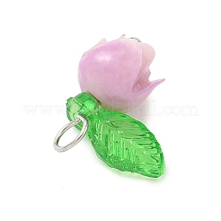 Подвески из синтетических ракушек в форме цветка&nbsp;PALLOY-JF03863-01