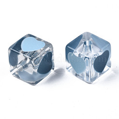 Прозрачные акриловые бусины&nbsp;LS-TACR-T004-10C