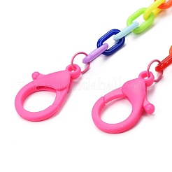 Personalisierte Acryl-Kabelketten-Halsketten&nbsp;NJEW-JN02899-05