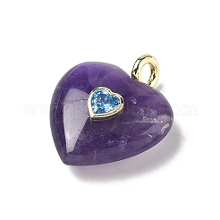 Подвески из натурального аметиста &nbsp;G-C274-04F