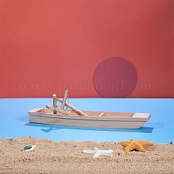 Недостроенная деревянная лодка&nbsp;DIY-WH0051-73