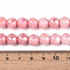 Антикоррозийные гальванические стеклянные бусины&nbsp;LS-GLAA-N010-10mm-04