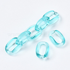 Anneaux de liaison acryliques transparents&nbsp;TACR-Q275-001A